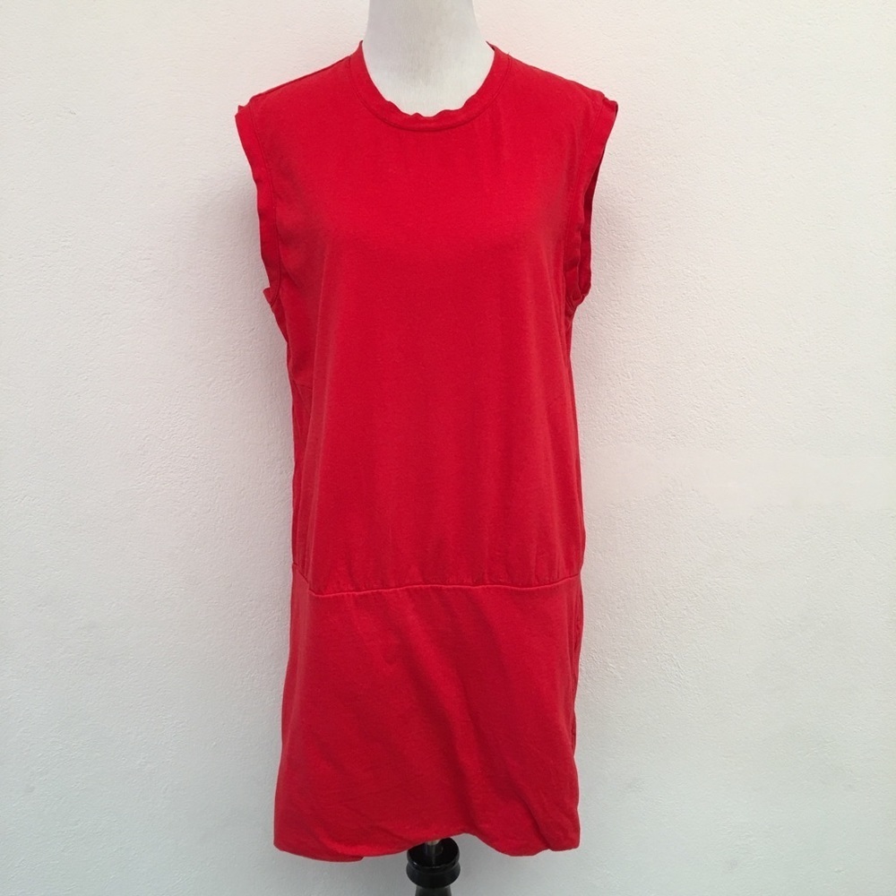 Kate Spade Saturday Red Drop Waist Dress Size L